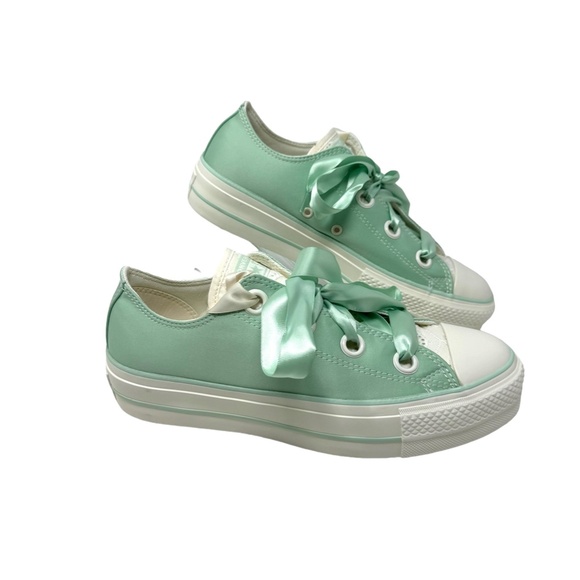 Converse Chuck Taylor Lift Platform Matte Satin Shoe Women Skate Sneaker A10300C - Picture 11 of 14